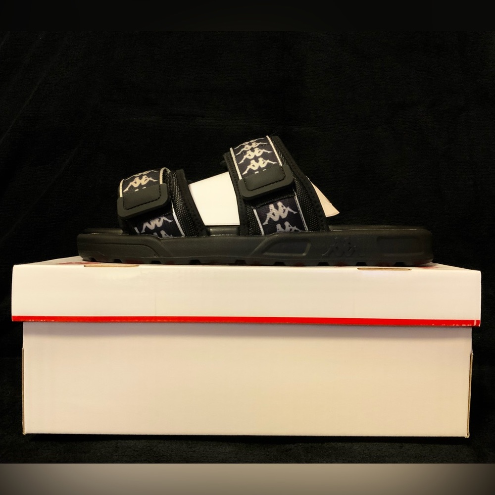 Kappa 222 Banda Aster 1 Sandal slides size 12 men (usa) 11 (UK) in Black